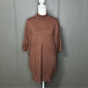 Torrid Everyday Soft Pullover Turtleneck Short Sleeve Sweater NWT